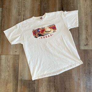 Vintage 90s Fruit of the Loom Texas Tourist T-shirt